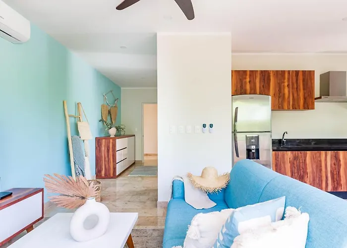 Promo 2br With Rooftop Pool, Gym And Free Bikes Tulum